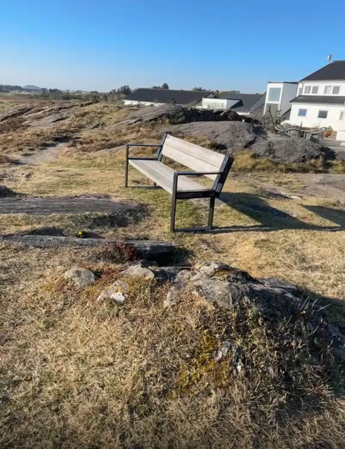 Bench: Bench by the beach.